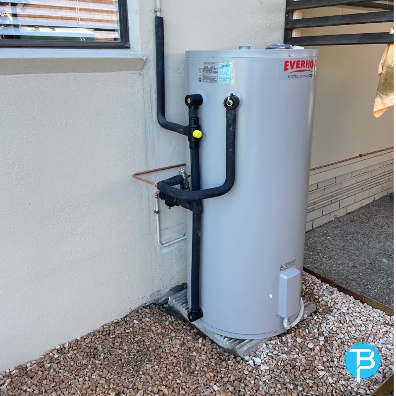 New hot water tank installed at a Redlands home